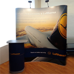 Pop-up стенд для Lufthansa